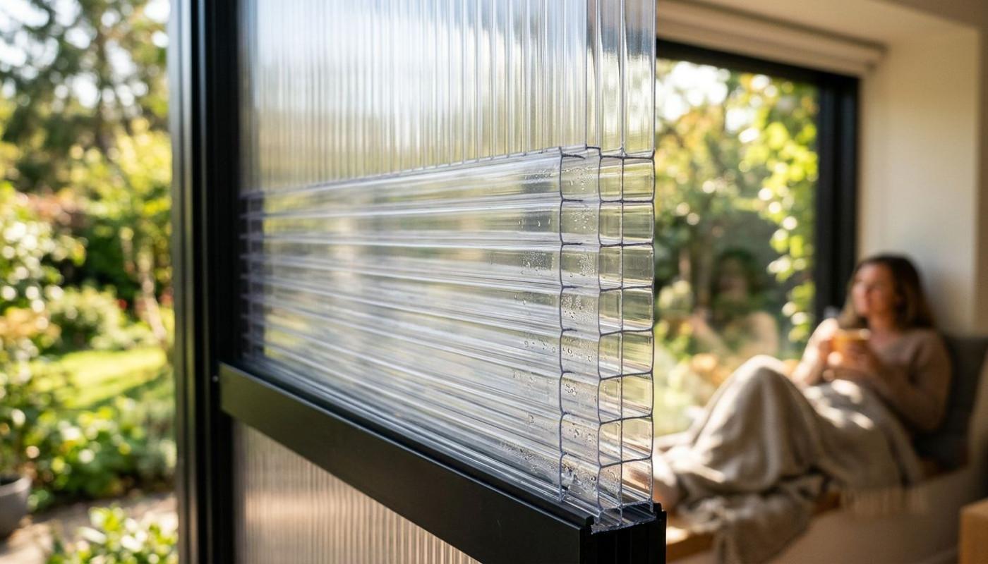 Polycarbonate alvéolaire : zoom sur ses performances thermiques
